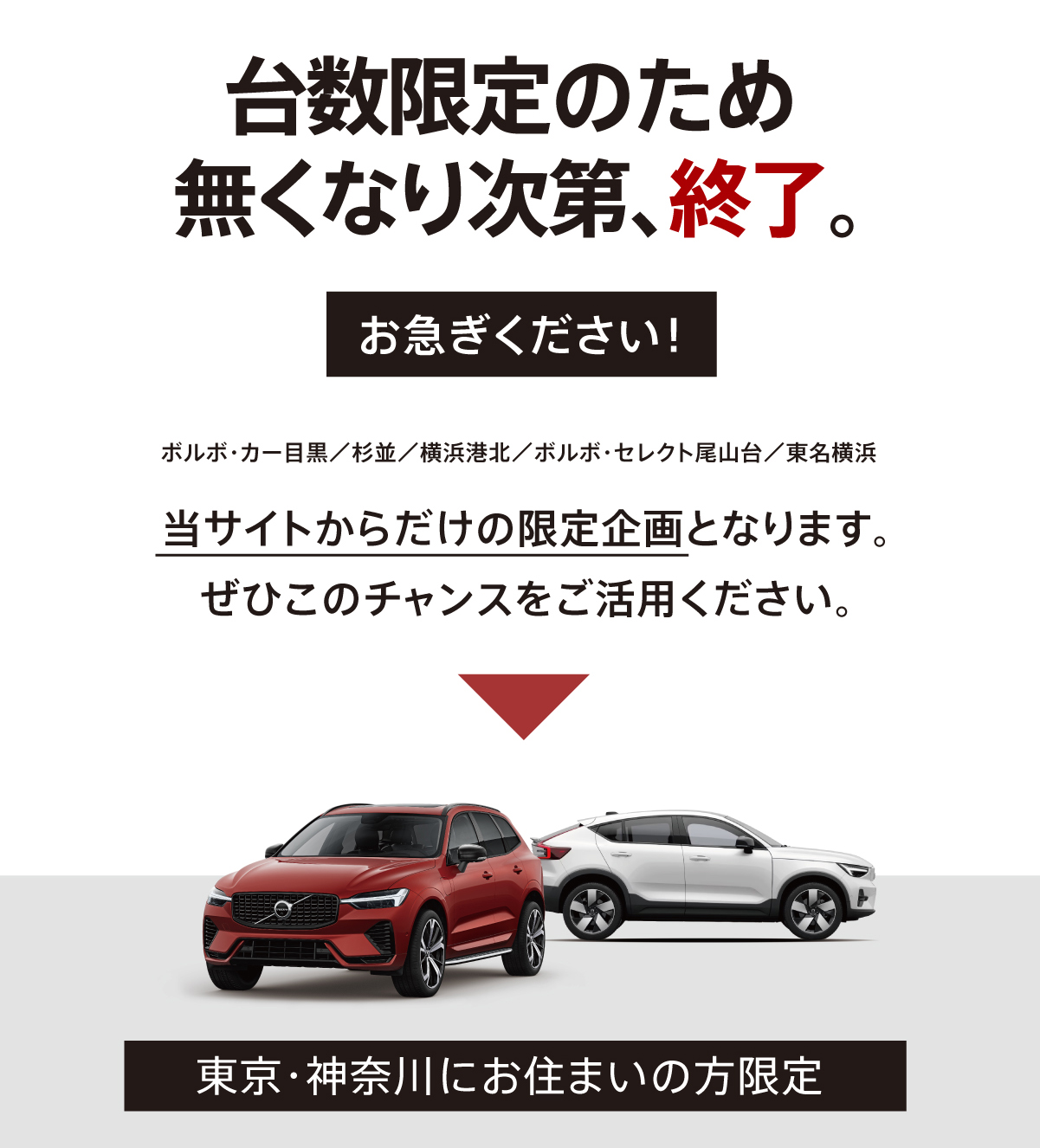 下記のWeb予約フォームから試乗予約いただきご成約までされた方限定で